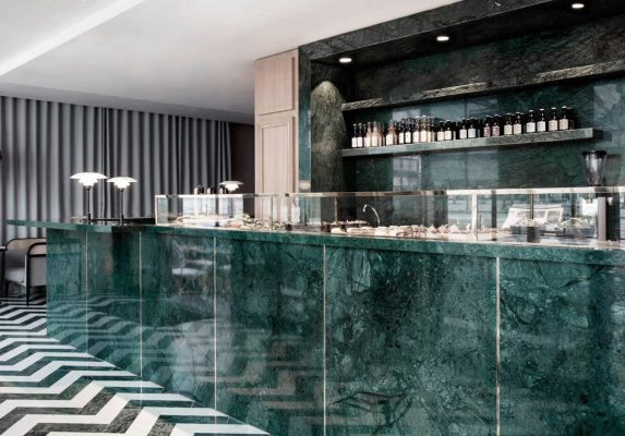 quầy Đá Marble tự nhiên India Green (Xanh Napoli)