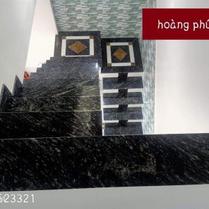 cầu thang Đá Granite Đen Rừng