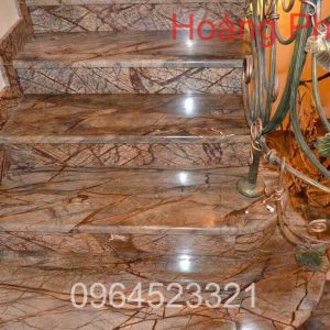 cầu thang Đá Marble Rainforest Brown
